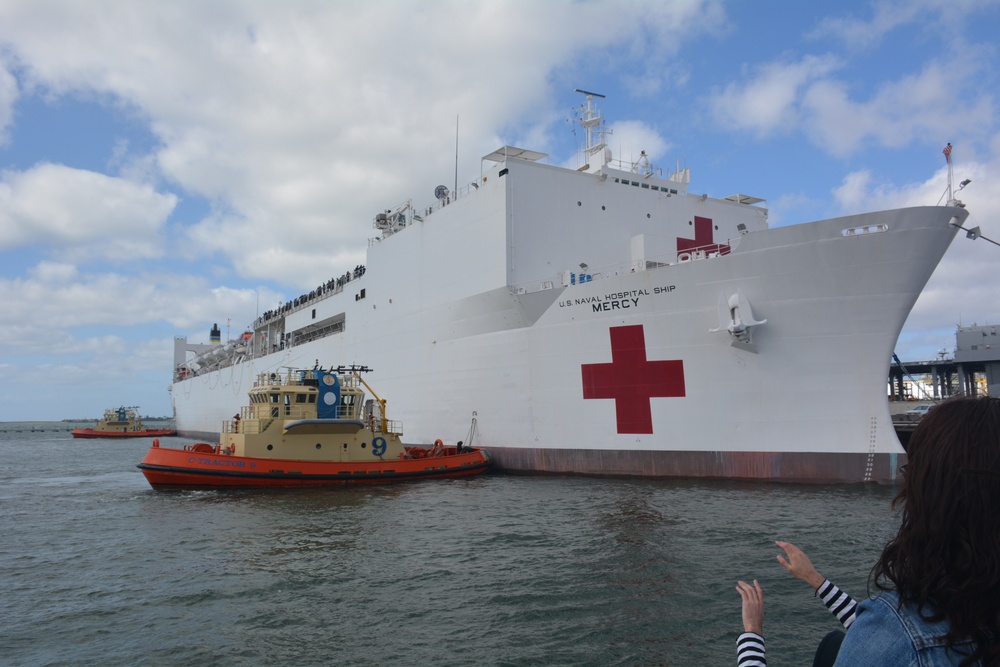 USNS Mercy Deploys in Support of Pacific Partnership 2018
