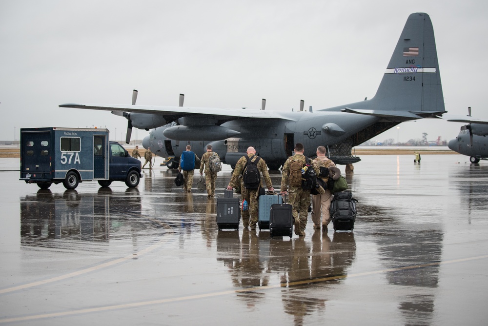 Kentucky Air Guardsmen deploy to Persian Gulf