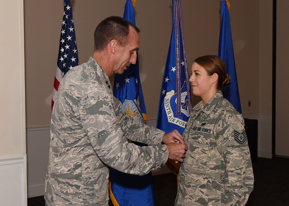 9th AF hosts 2018 first quarter commander's call