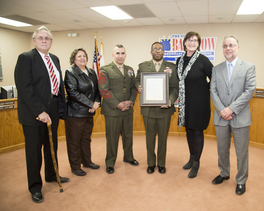 Marine Corps Logistics Base Barstow honored by city of Barstow