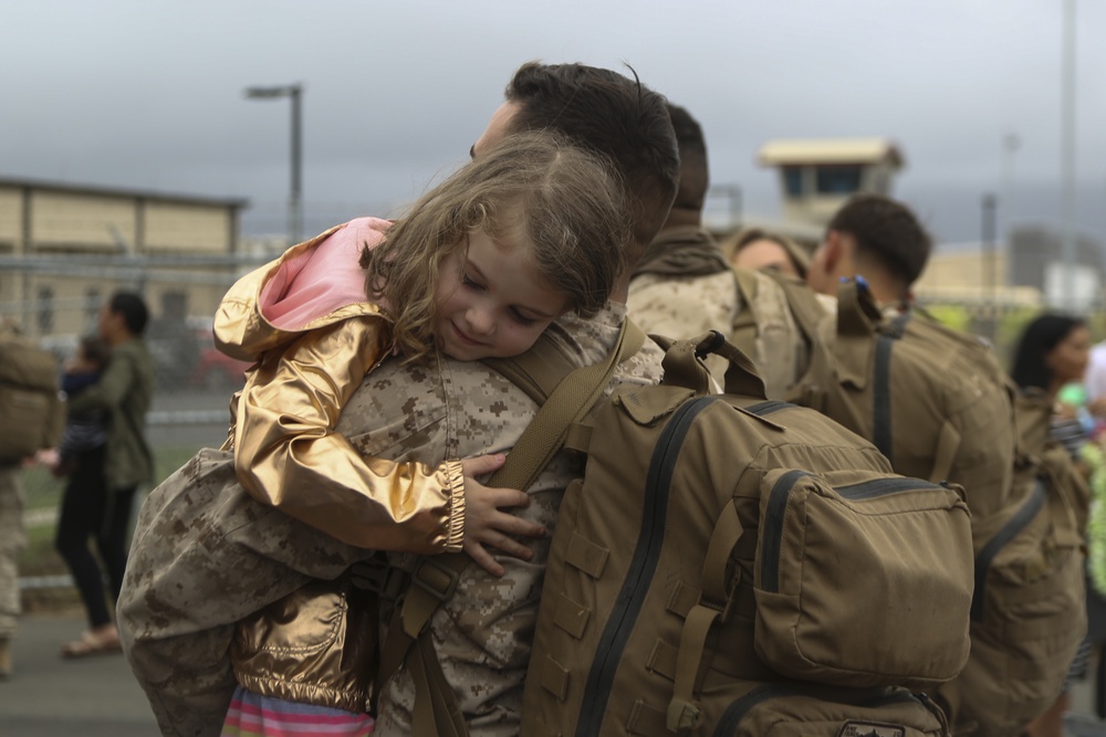 Hawaii Marines return from ITX 2-18