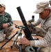 Iraqi soldiers train with BPC on the mortar and RPG