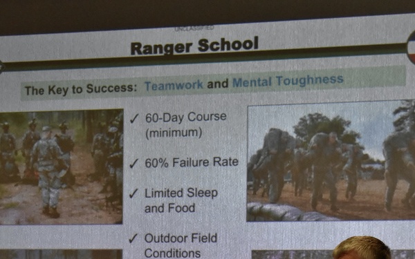Bonner discusses leadership with the Diamond Lions