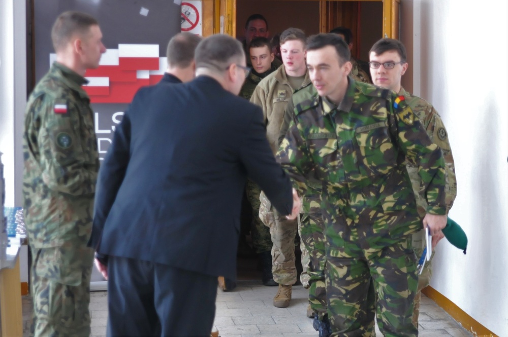 Polish National Foundation visits Battle Group Poland