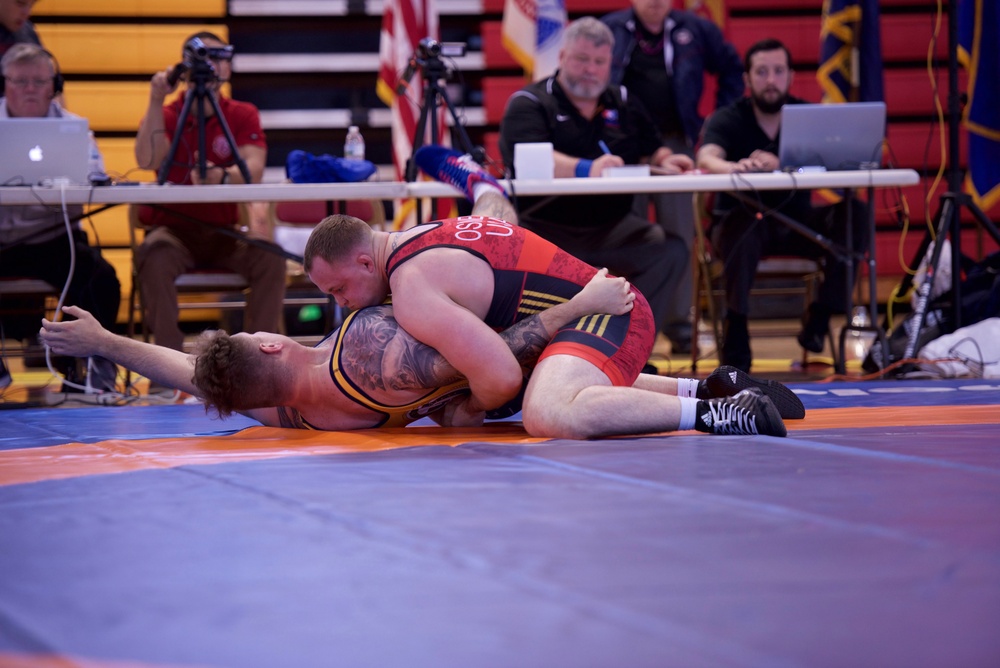 Army, Marines are 2-0 and will battle for Greco-Roman title at Armed Forces Championships this afternoon
