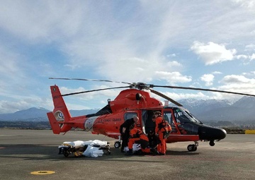 Coast Guard medevas hiker after fall from Clallam-County waterfall, Wash.