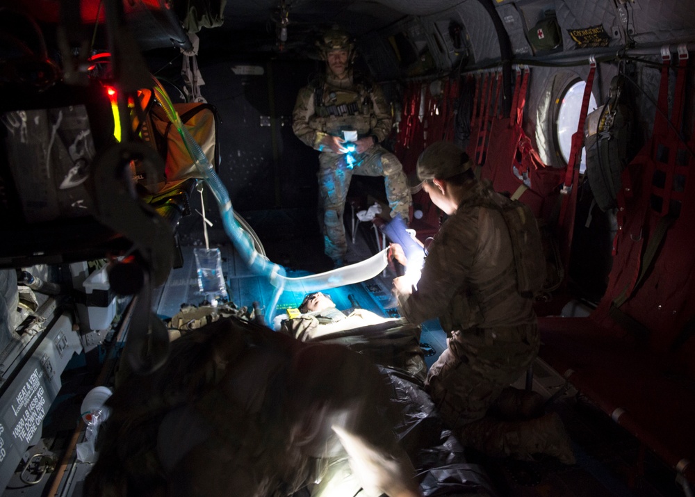 83rd ERQS Pararescuemen Conduct Tactics Training