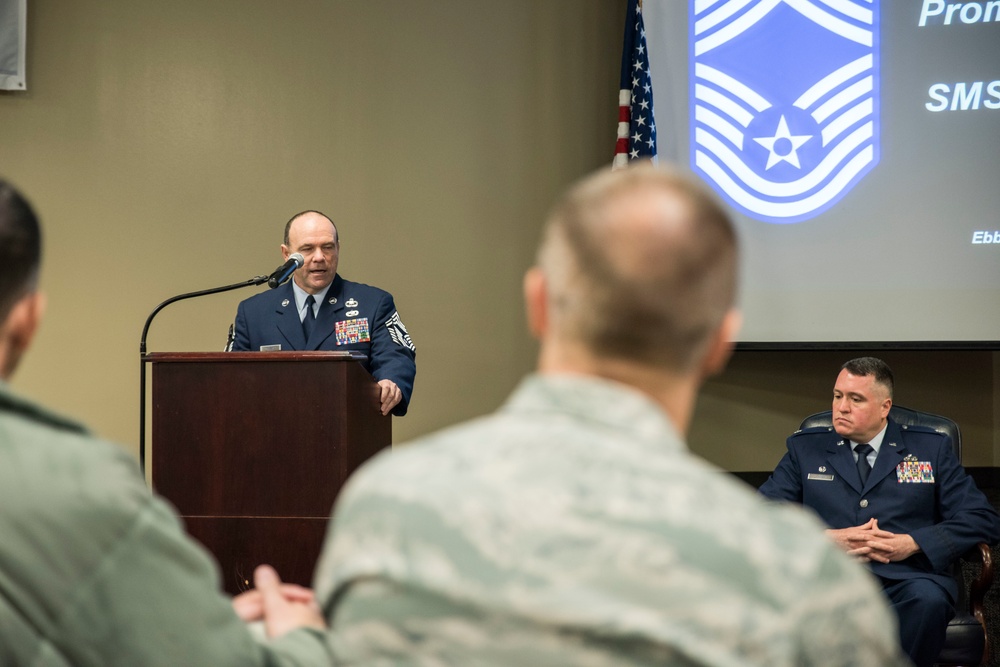 Rivers promoted to Chief Master Sergeant