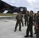 Japan Air Self Defese Force members tour the B-52 Stratofortress