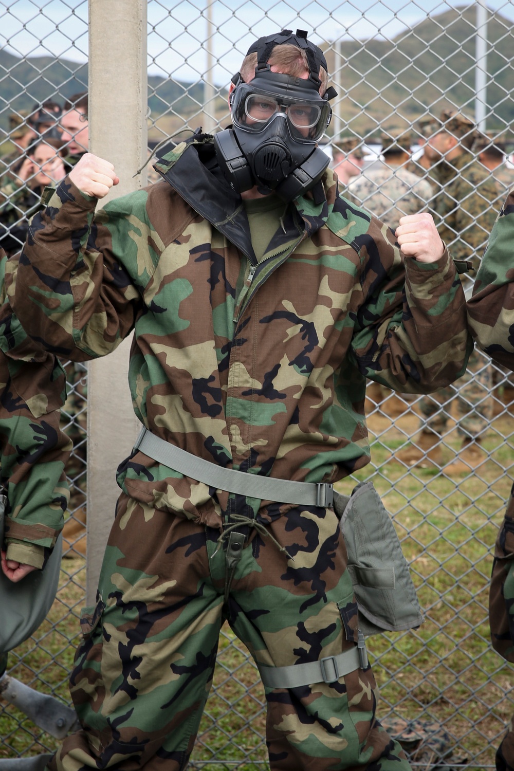 31st MEU Marines participate in annual gas chamber training