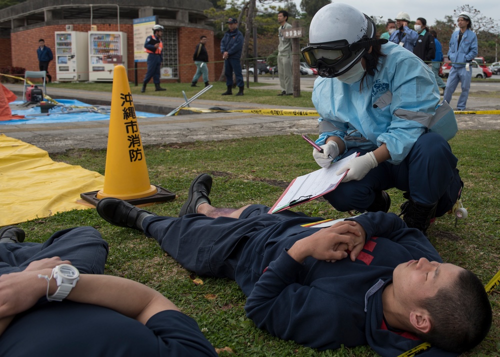 We didn’t start the fire; 18 CES and local firefighters conduct joint training