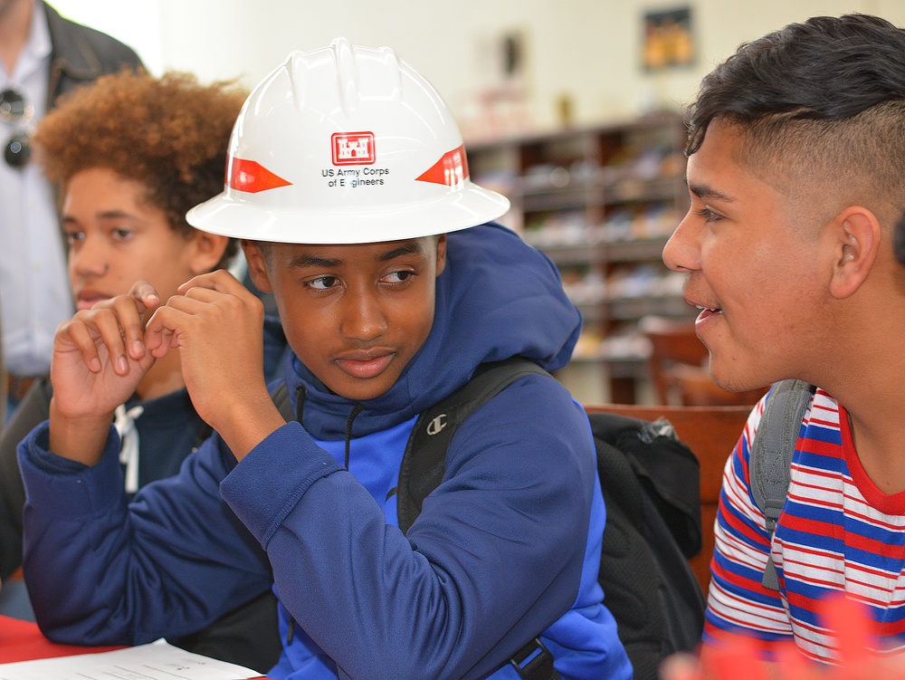 Corps’ representatives spread love of engineering to high school students on Valentine’s Day