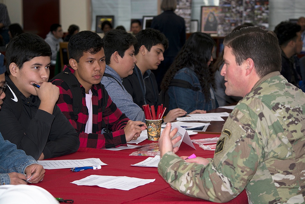 Corps’ representatives spread love of engineering to high school students on Valentine’s Day