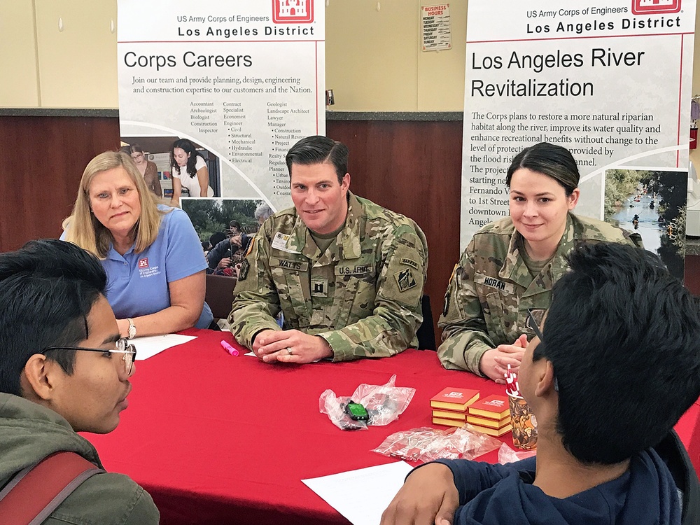 Corps’ representatives spread love of engineering to high school students on Valentine’s Day