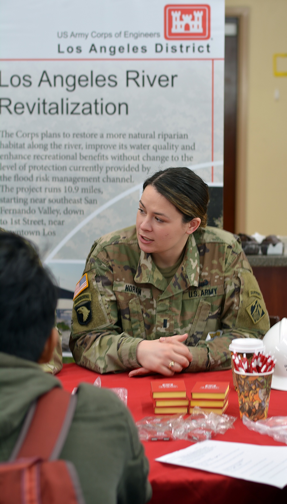 Corps’ representatives spread love of engineering to high school students on Valentine’s Day