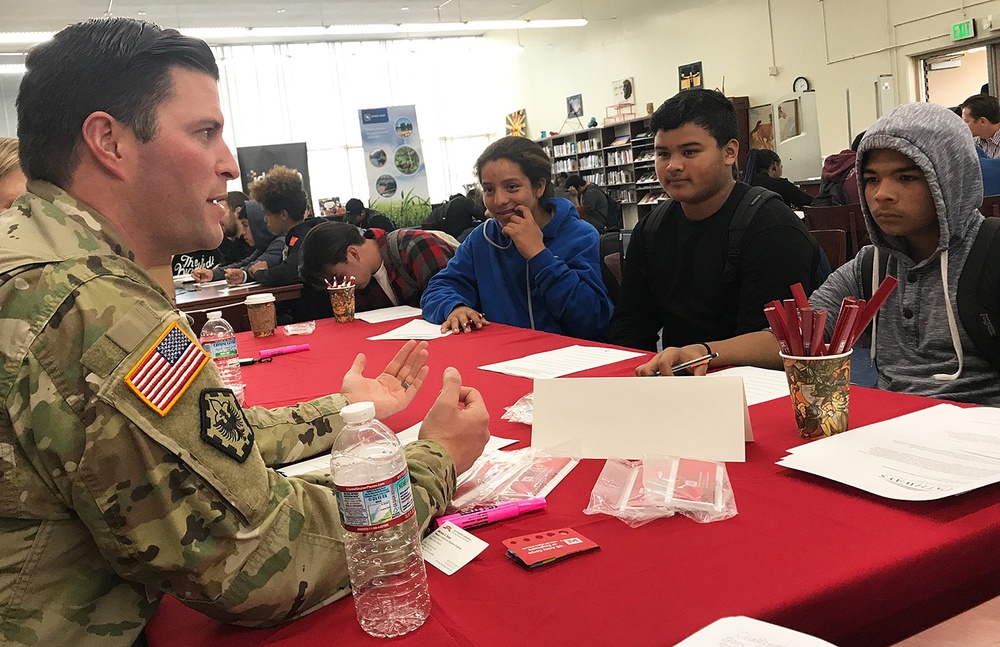 Corps’ representatives spread love of engineering to high school students on Valentine’s Day