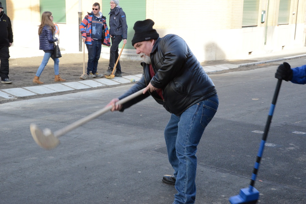 Crossage in Chievres Town