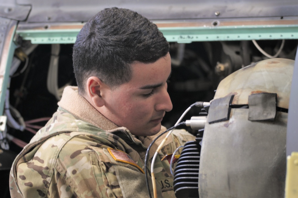 AH-64 Apache Helicopter 500 Hours Phase Maintenance