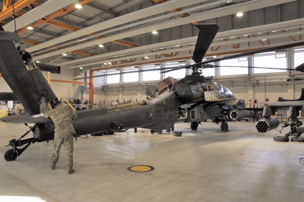 AH-64 Apache Helicopter 500 Hours Phase Maintenance