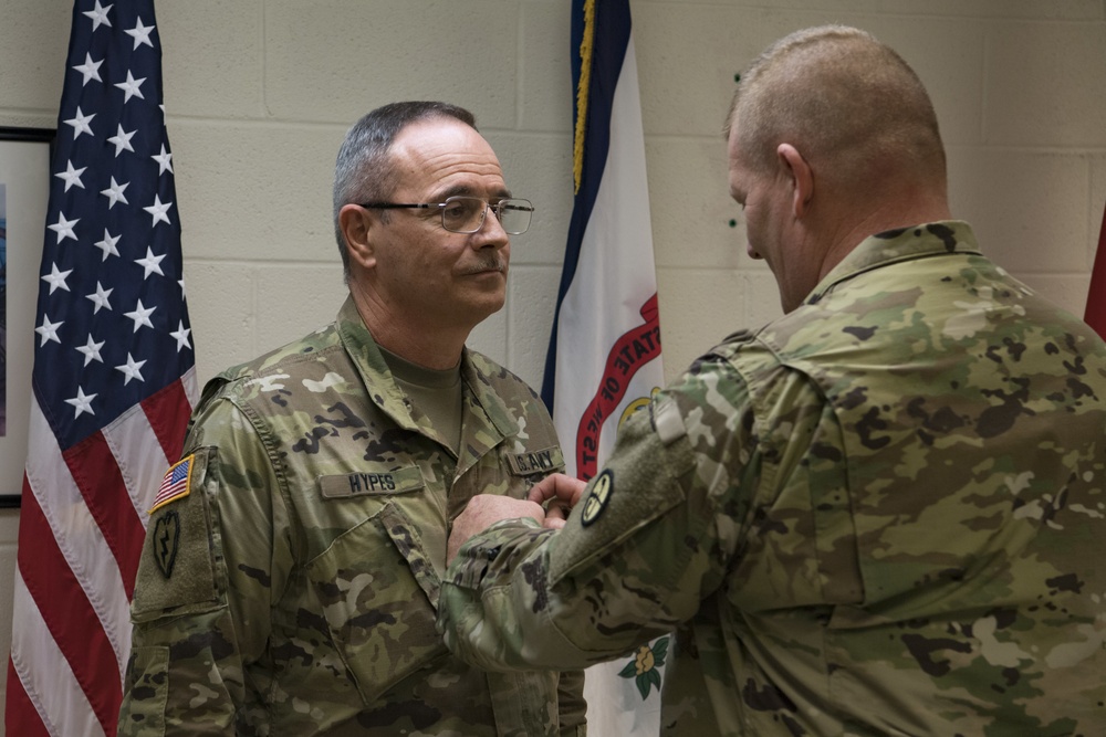 Hypes achieves rank of Chief Warrant Officer 5