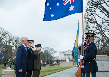 Australian Prime Minister Malcolm Turnbull Visits Arlington National Cemetery
