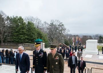 Australian Prime Minister Malcolm Turnbull Visits Arlington National Cemetery