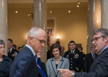 Australian Prime Minister Malcolm Turnbull Visits Arlington National Cemetery