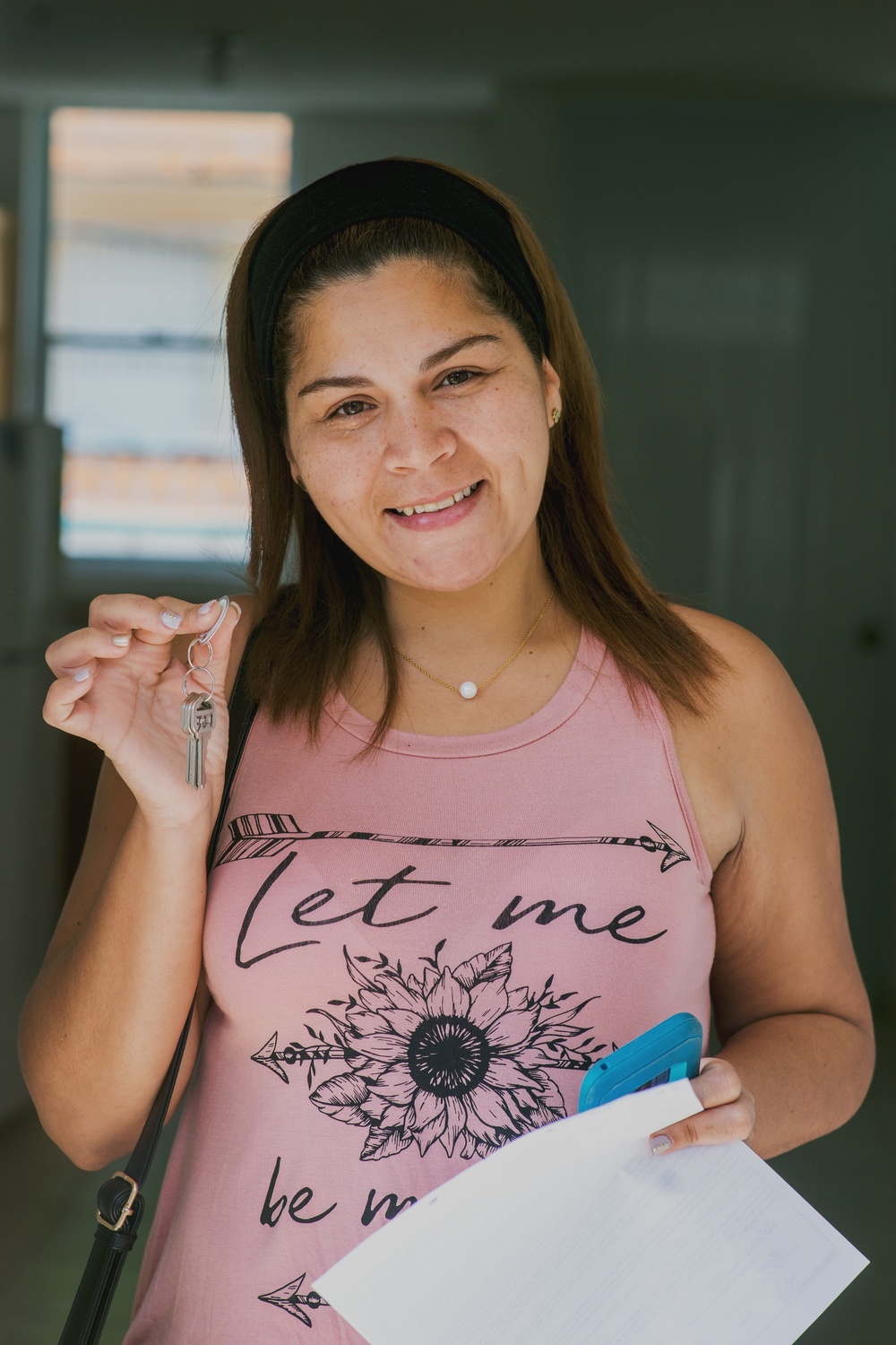 Survivor Recives Her Key