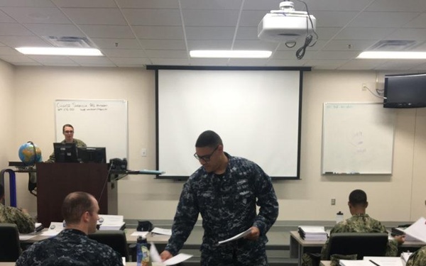 Naval Oceanography’s Henry, Cruz Named Information Forces Shore Sailors of the Year