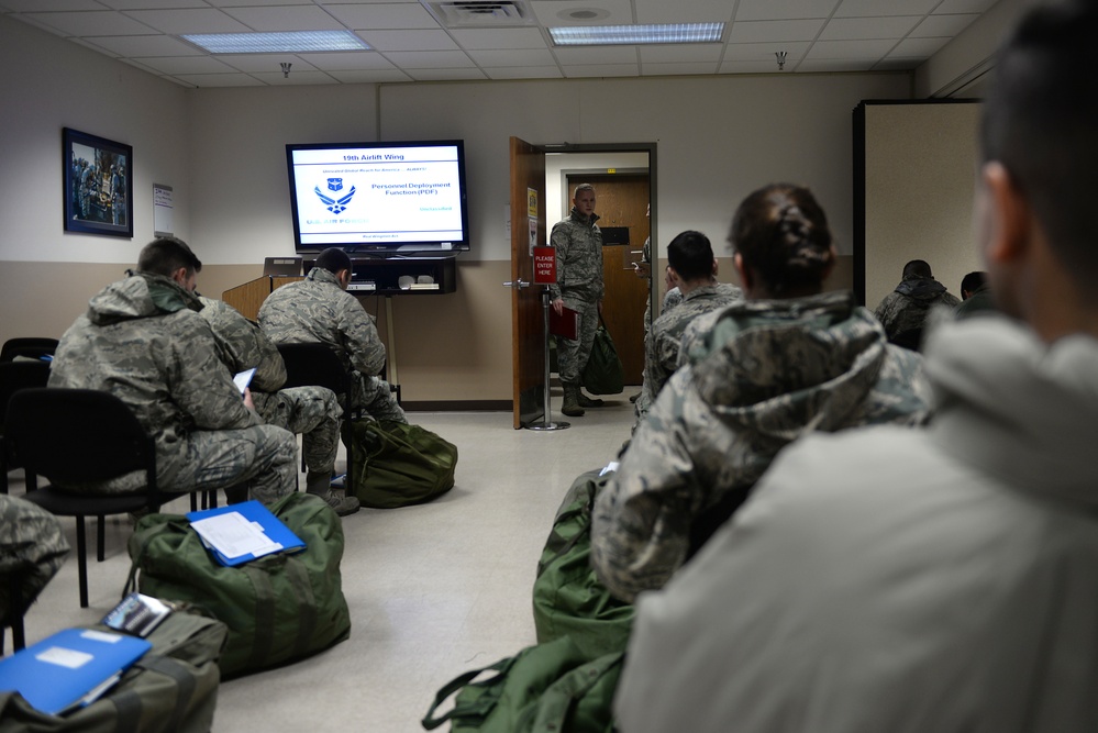 Base-wide exercise: pre-deployment function line marks start