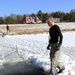 Cold-Weather Operations Course Class 18-04 students complete cold-water immersion training at Fort McCoy