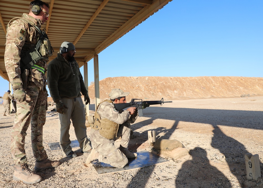 Iraqi qualifying at the range