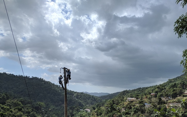 Restoring the electrical grid from the air