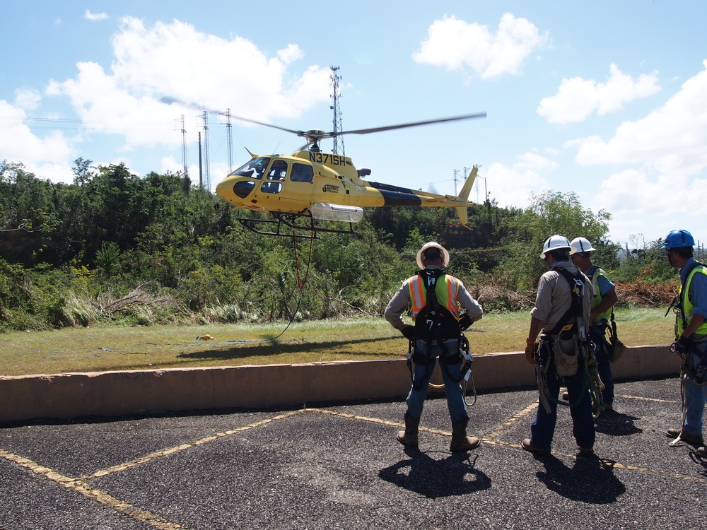 Restoring the electrical grid from the air