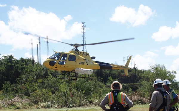 Restoring the electrical grid from the air