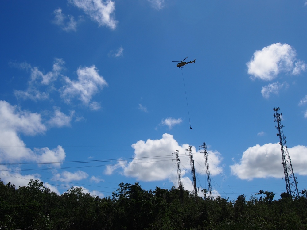 Restoring the electrical grid from the air