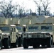 Staged equipment for Operation Cold Steel II at Fort McCoy