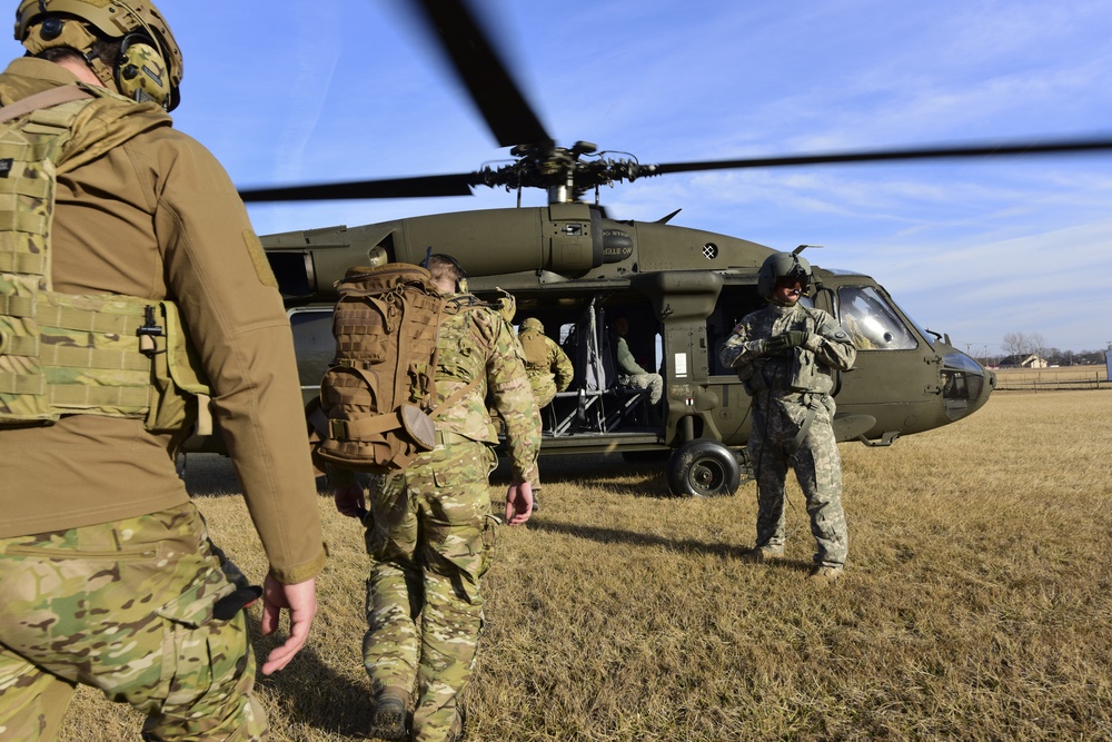 JTAC joint training at Whiteman AFB
