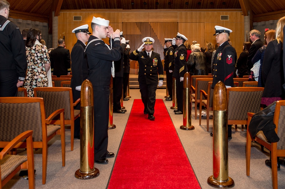 USS Alabama (SSBN 731) Gold Conducts Change of Command