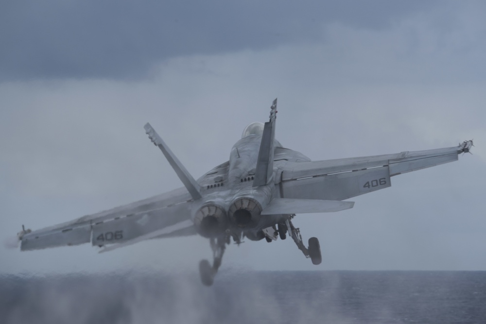 Flight ops aboard USS Harry S. Truman