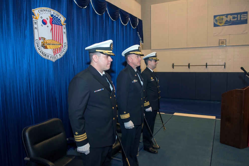 Commander, Fleet Activities Chinhae (CFAC) Change of Command Ceremony