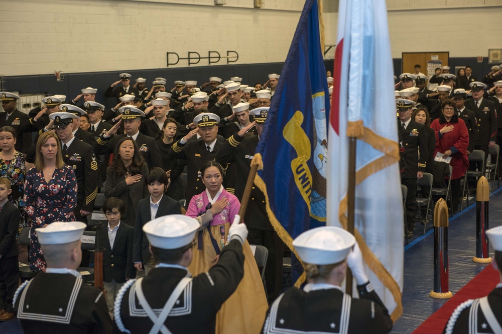 Commander, Fleet Activities Chinhae (CFAC) Change of Command Ceremony