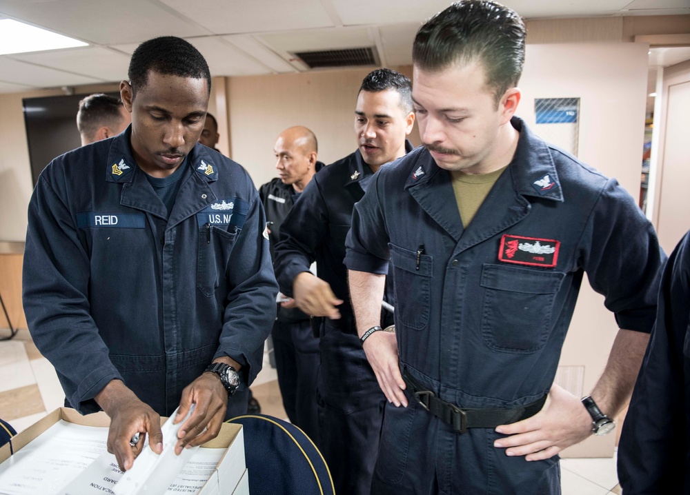 USNS Mercy Conducts SAPR Training