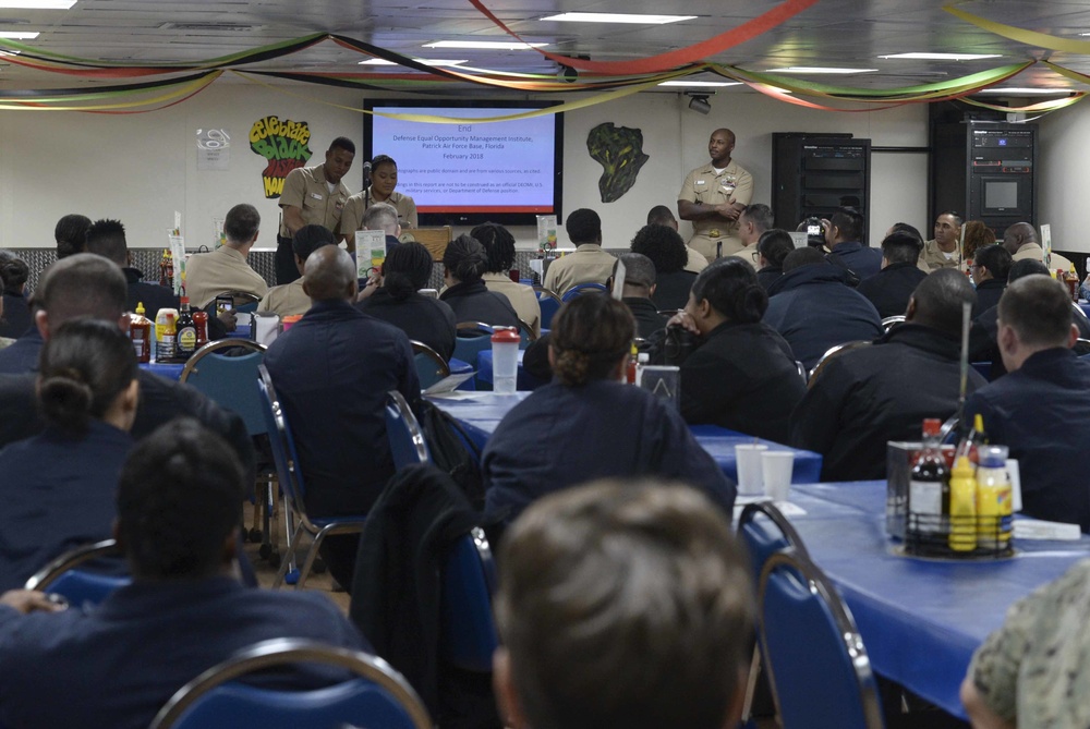 USNS Mercy Celebrates Black History Month