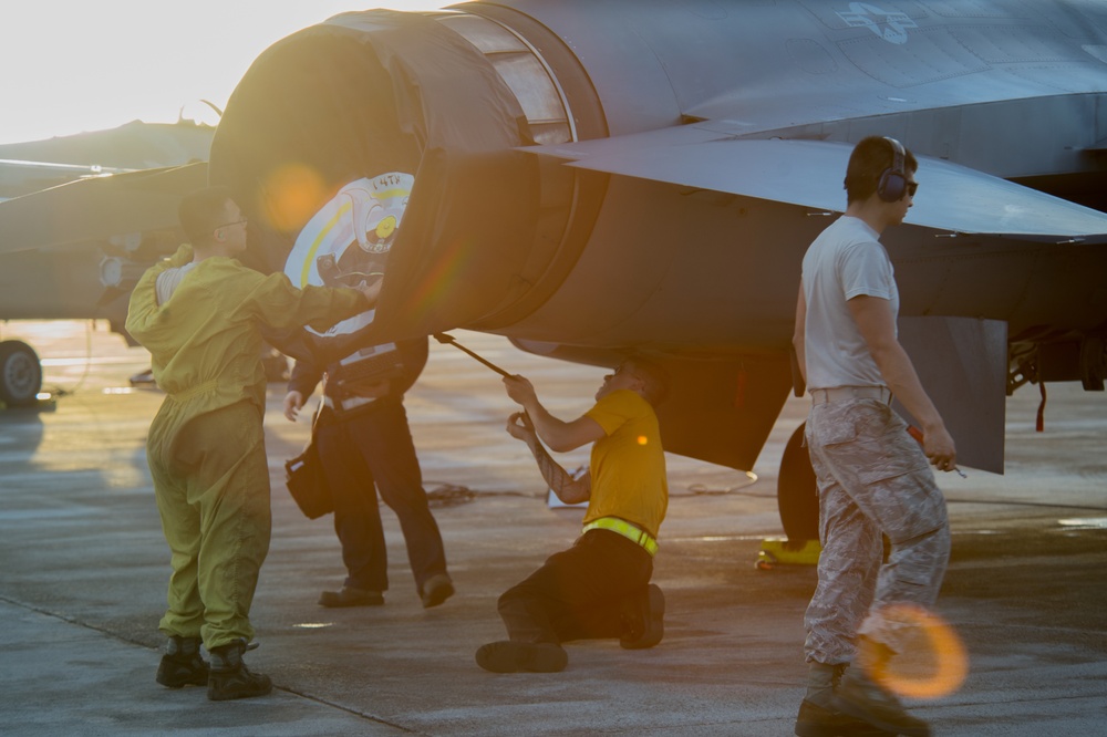 14th AMU patches up, beds down F-16s at COPE NORTH