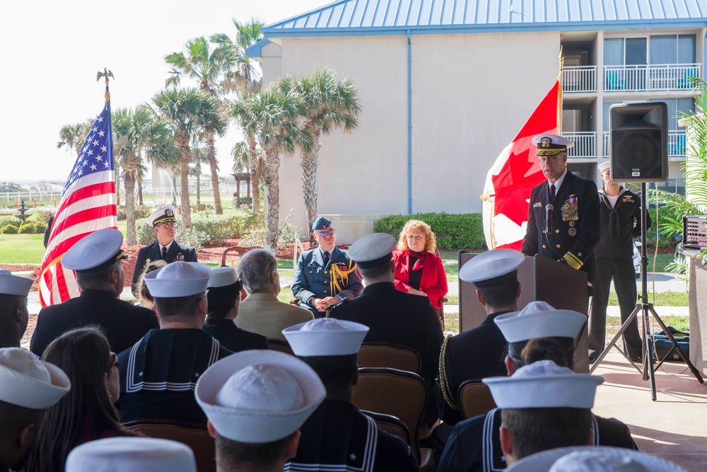 U.S. Navy, Jacksonville Sheriff's Office exchange artifacts with Royal Canadian Armed Forces