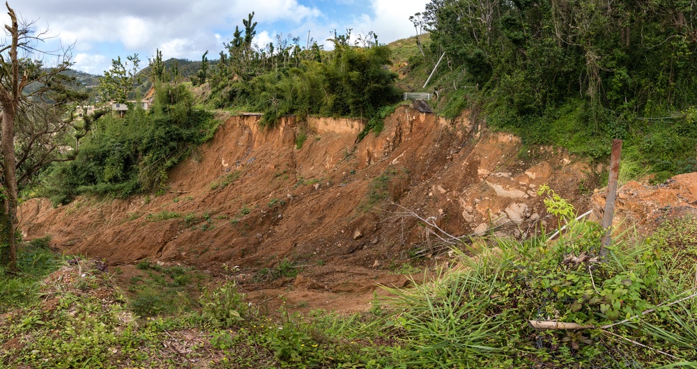 Landslide Collapses Road In Barranquitas