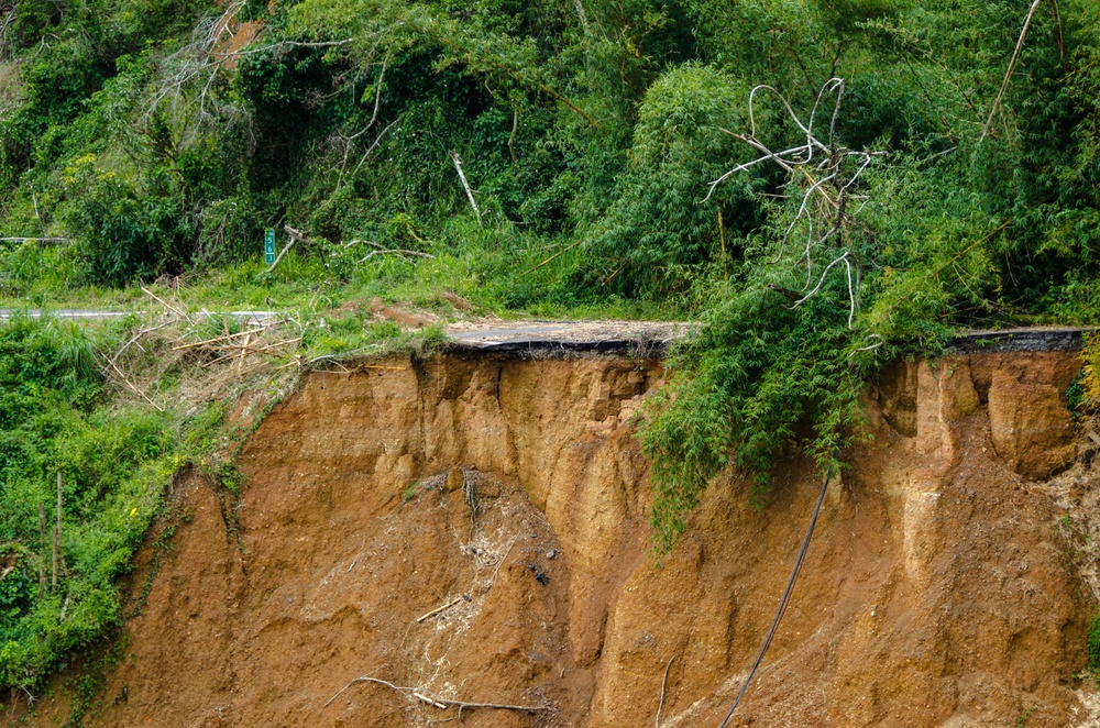 Landslide Collapses Road In Barranquitas