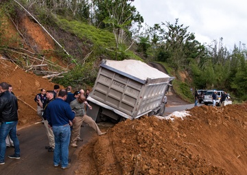 FEMA Region VII Visits Puerto Rico JFO And Takes Tour Of Damage