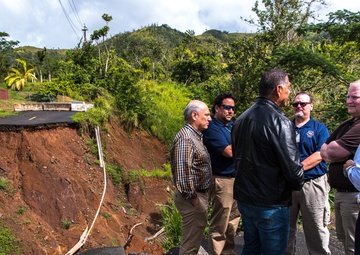 FEMA Region VII Visits Puerto Rico JFO And Tours Damage
